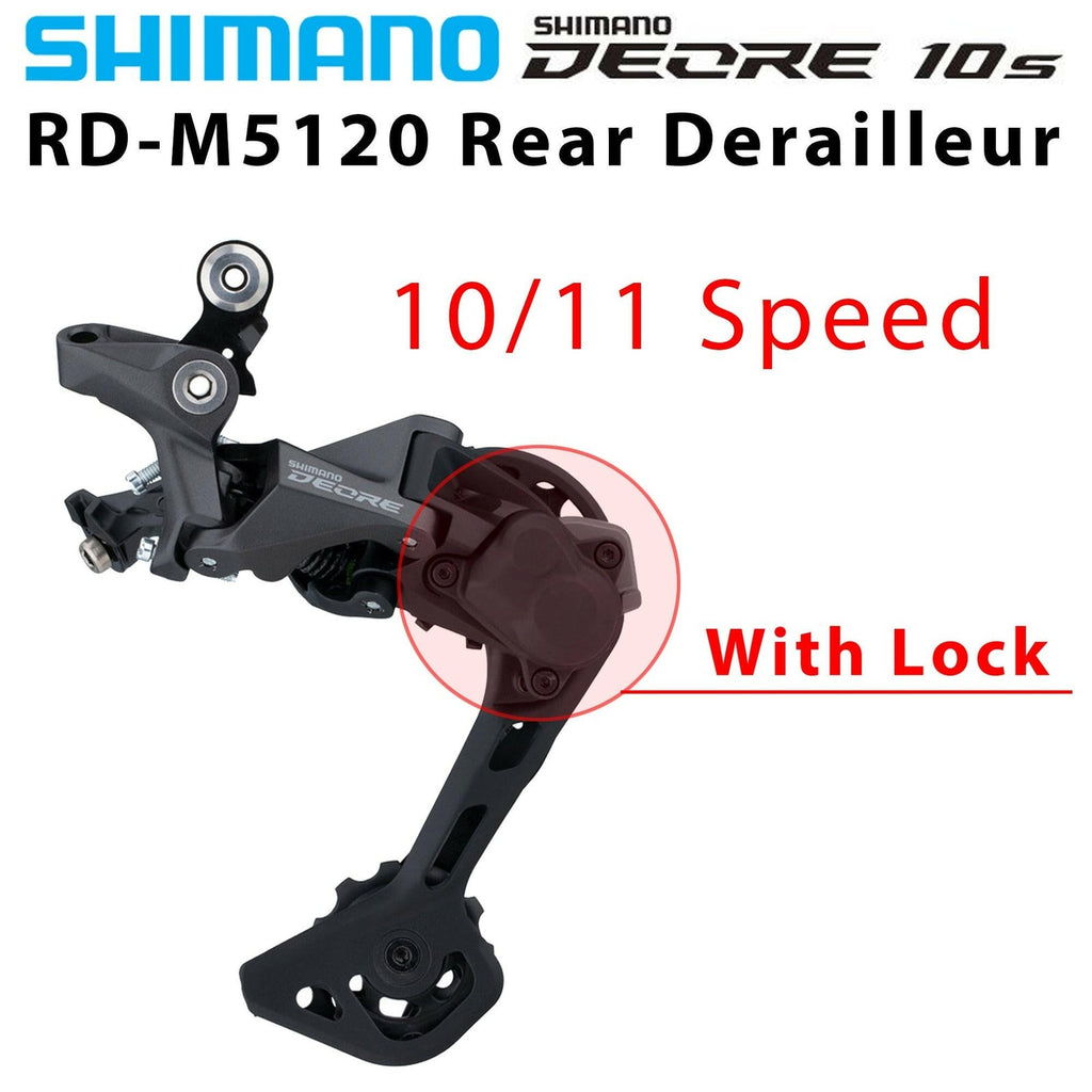 Shimano DEORE M5120 M4120 M3100 M5100 M6100 SGS Rear Derailleurs Mountain Bike 9S 10S 11S 12S MTB SHADOW Bike Parts Original-WAYBIKER