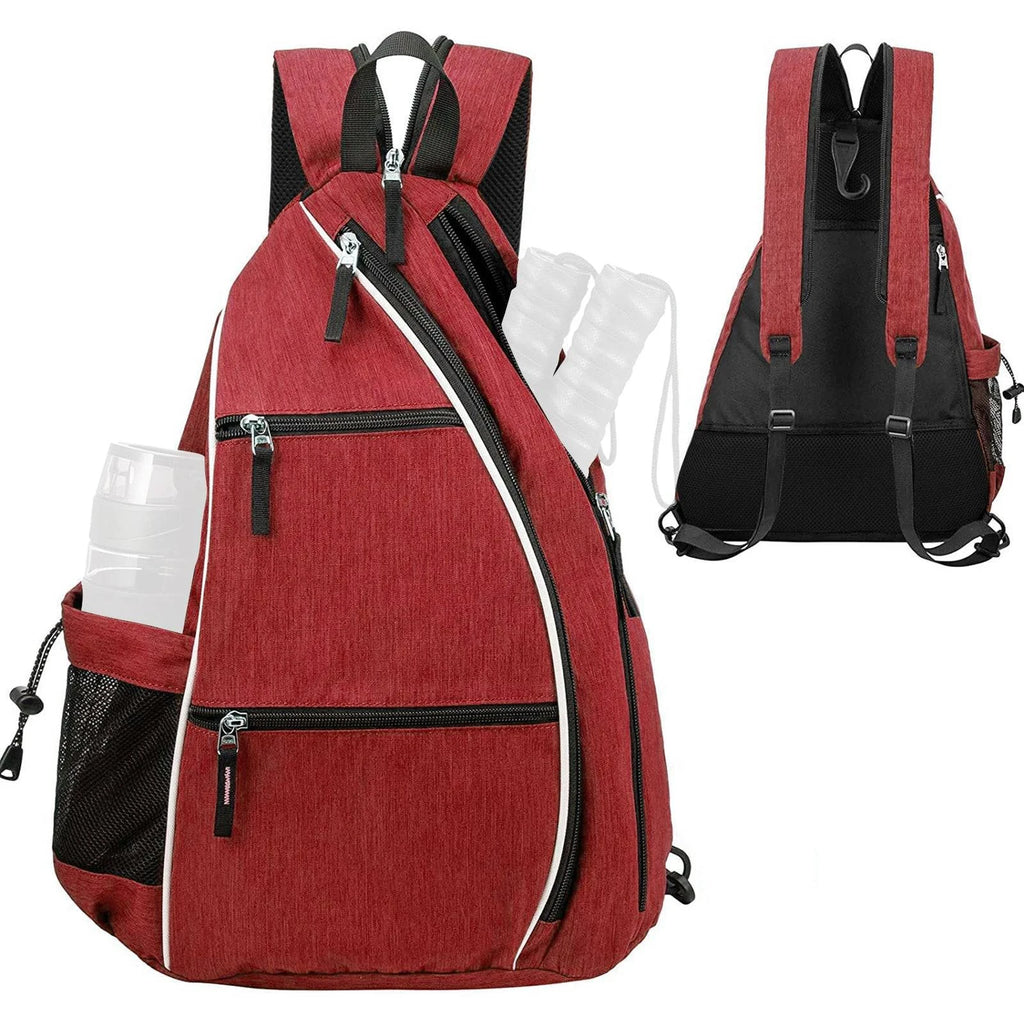 Pickleball Backpack Adjustable Sling Bag Water-resistant Tennis Racket Bag for Pickleball Tennis Badminton Gym Bag-WAYBIKER