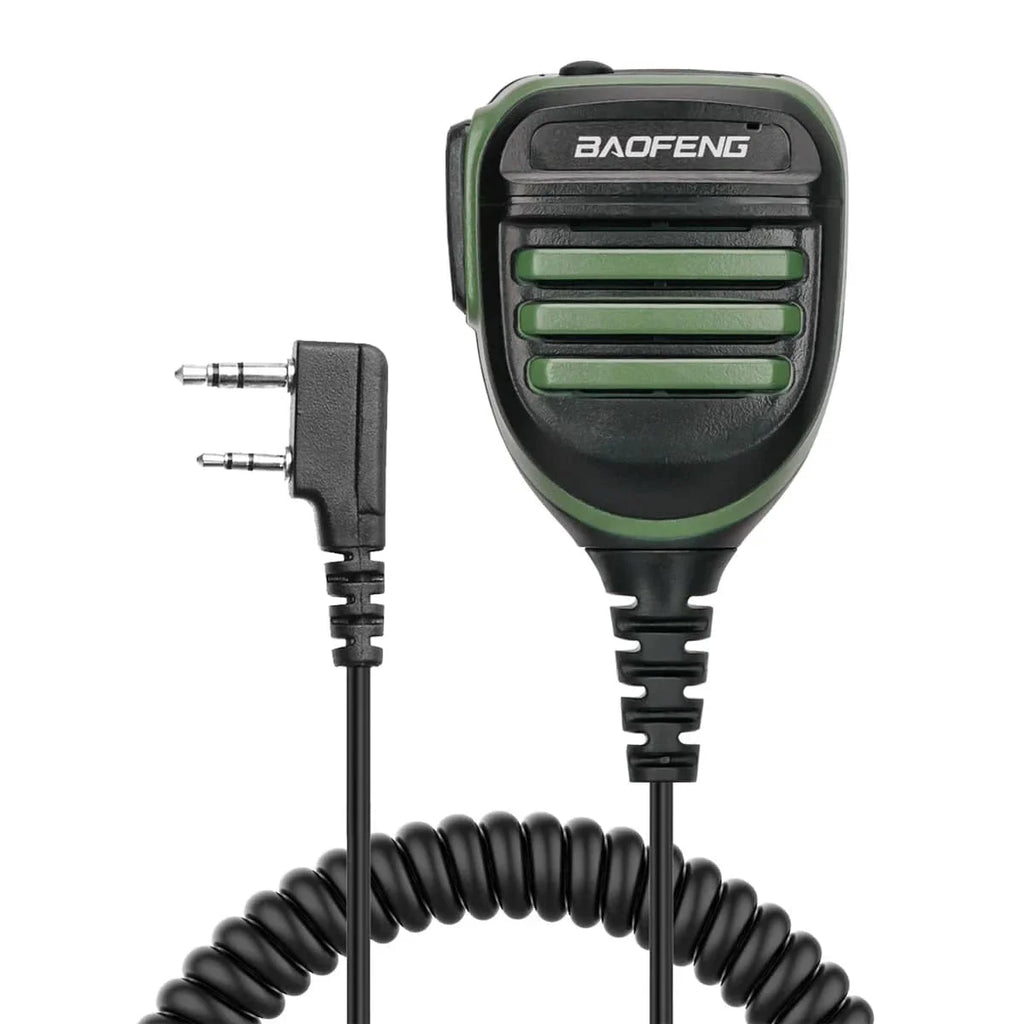 Baofeng BF-780 Dual PTT Remote Shoulder Walkie Talkie Speaker Mic Handheld Radio Microphone K 2 Pin For UV-5R BF-888S 21 PRO-WAYBIKER