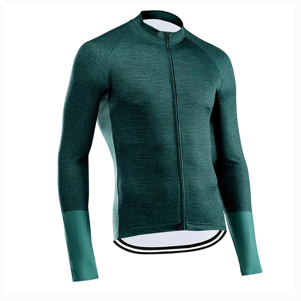 Spring Men's Long Sleeve Sportswear Cycling Jersey Bicycle Autumn Clothes Bike Mountain Bike Shirt Quick Dry Tops Comfortable-WAYBIKER