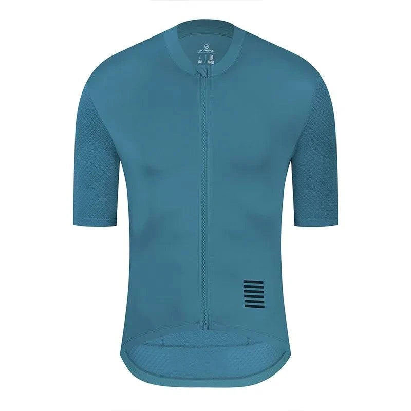 YKYWBIKE Men's Cycling Jersey Short Sleeve Summer Bicycle Jersey Road Bike Shirt Cycling Clothing Breathable Pro Team-WAYBIKER
