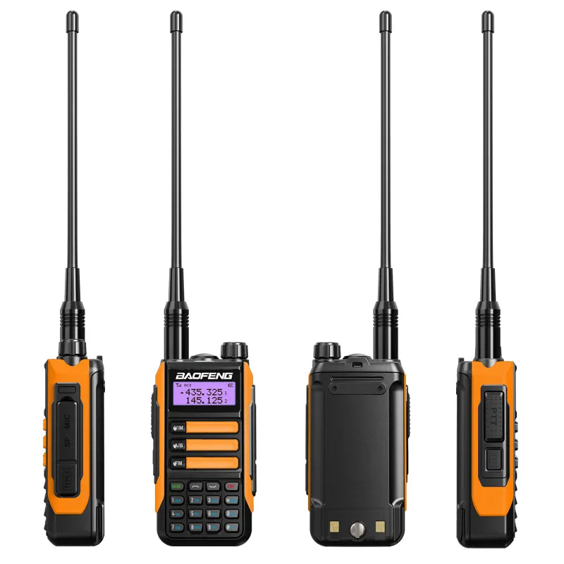 BaoFeng UV16  Walkie Talkie Professional 10W Powerful Waterproof VHF UHF Dual Band Two Way Radio-WAYBIKER