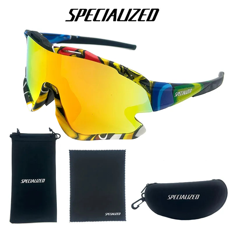 SPECIAUZED Mirror MTB Cycling Sunglasses Sport Eyewear Men Women Youth UV400 Lens Glasses Bicycle Goggles Running Hiking Ski-WAYBIKER