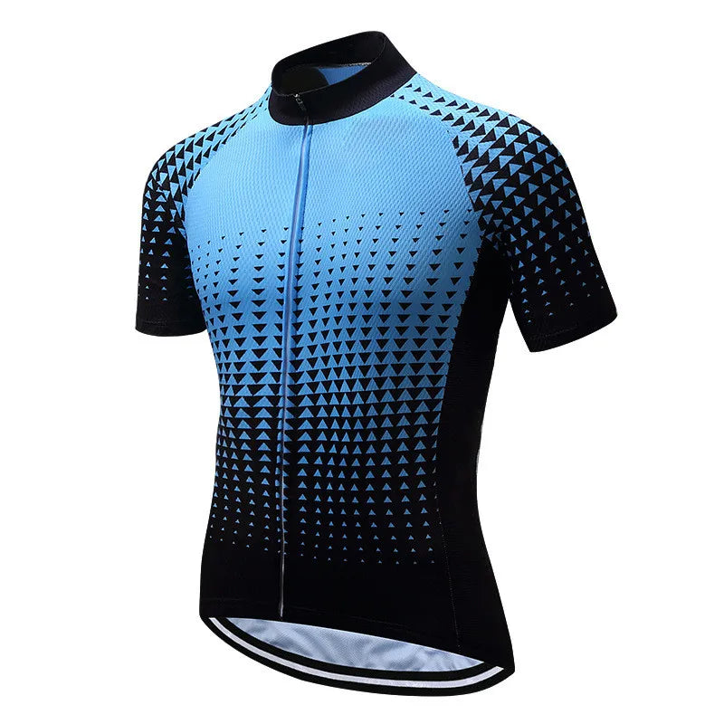 2023 Pro Team Summer Men Cycling Jersey Clothes Bicycle BIke Downhill Breathable Quick Dry Reflective Shirt Short Sleeve