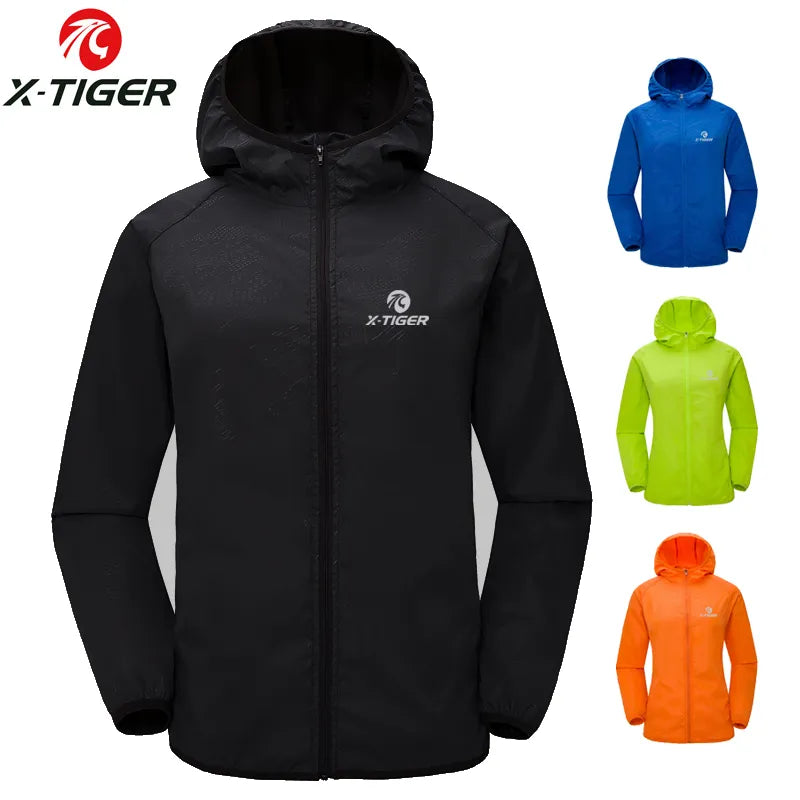 X-TIGER 4 Colors MTB Cycling Jersey MultiFunction Jacket Waterproof Windproof TPU Raincoat Bicycle Sun protection clothing