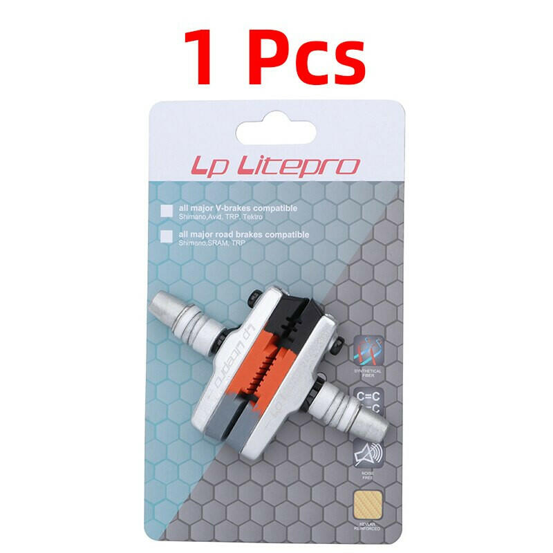 LP Litepro Folding Bicycle Brake Pads For DAHON 412/P8 Wear-resistant Rubber BMX 451 20 inch Bike V Brake Shoes Pads-WAYBIKER