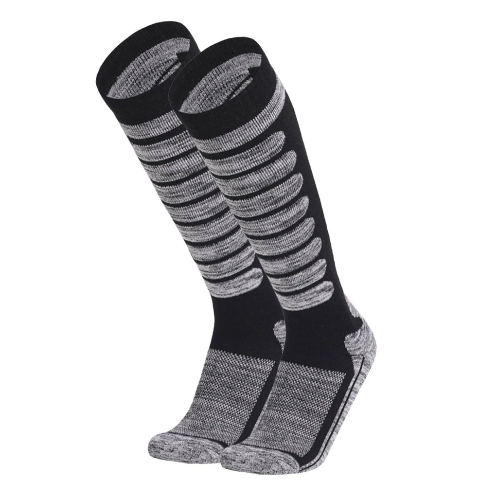 Long Tube Ski Socks Winter Sports Socks Skiing Snowboarding Thermal Knitting Socks for Hiking Climbing-WAYBIKER