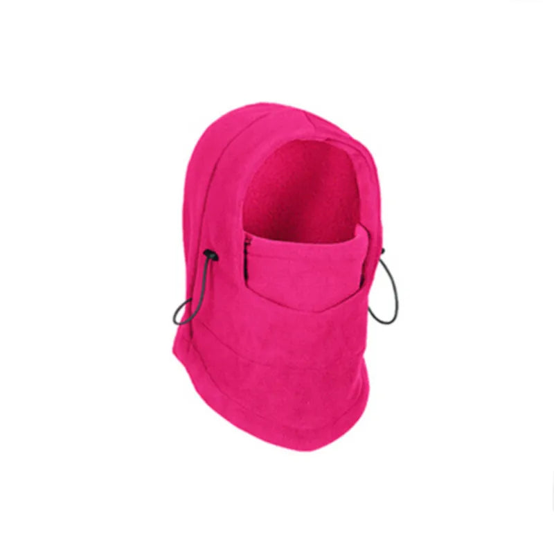 Winter Thermal Fleece Balaclava Men Hat Neck Warmer Hiking Scarf Waterproof Hunting Cycling Hat Hooded Neck Snowboard Face Mask-WAYBIKER