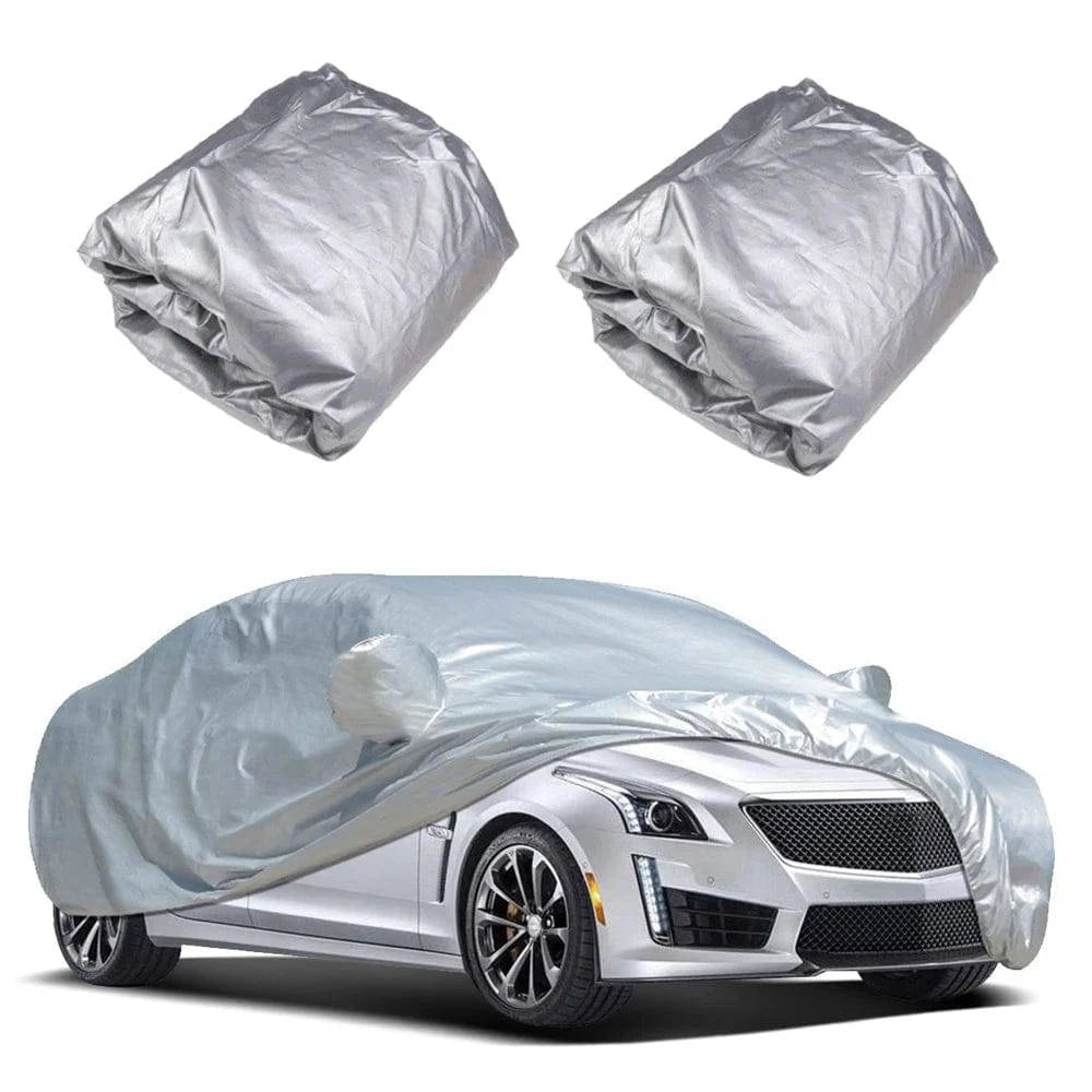 Vislone Universal Full Car Cover Outdoor Indoor UV Protection Sunscreen Heat Protection Dustproof  Scratch-Resistant Sedan Suit-WAYBIKER