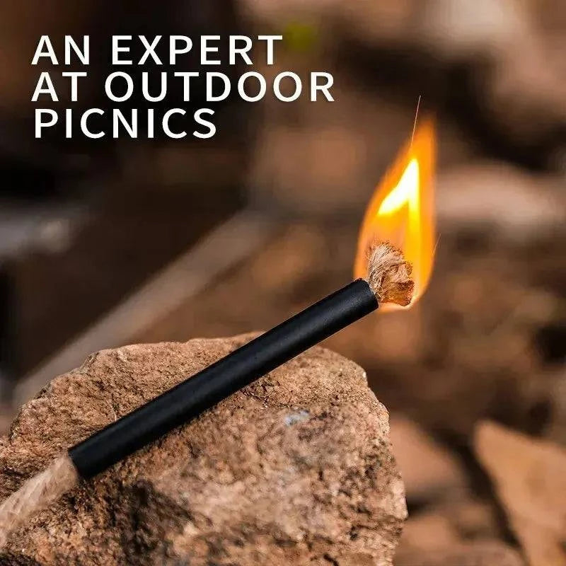 7.5CM Of Outdoor Camping Picnic Barbecue Supplies Igniter Igniter Rope Beeswax Hemp Rope Fire Tools Survival Equipment-WAYBIKER