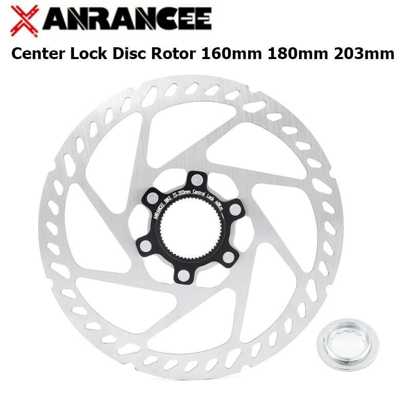 Anrancee Center Lock Disc Rotor MTB 160MM 180MM 203MM 1PCS For Mountain Bike Road Bicycle Brake Disc-WAYBIKER