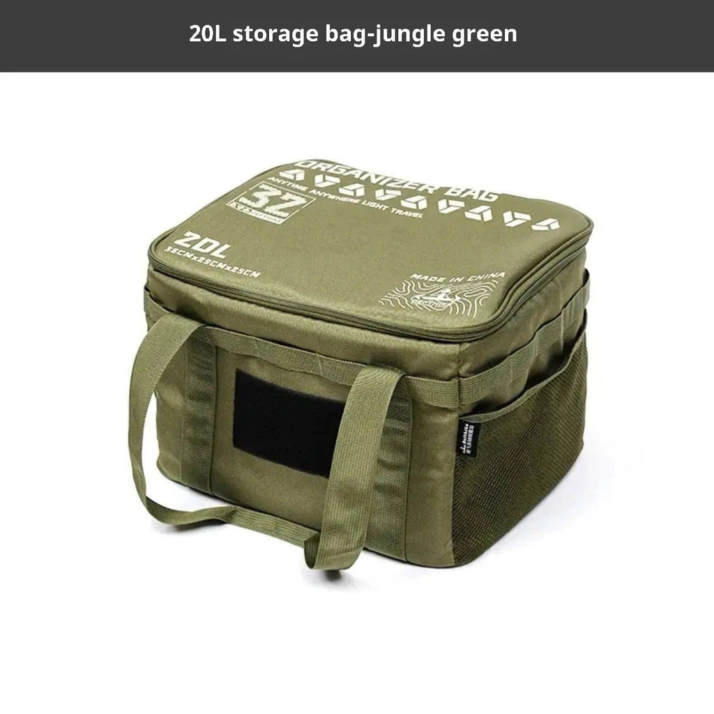 Difeike Tofu Bag Outdoor Camping Equipment Storage Bag 20L Outdoor Cooking Utensils Lighting Tools Large Capacity Supplies-WAYBIKER