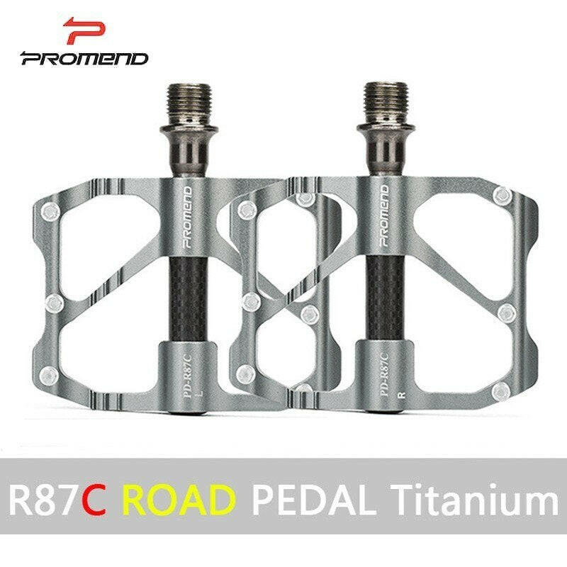 PROMEND Bike Pedals Quick Release Mtb Bicycle Pedals Anti-slip Ultralight Mountain Road Cycling Pedals Carbon Fiber 3 Bearings-WAYBIKER