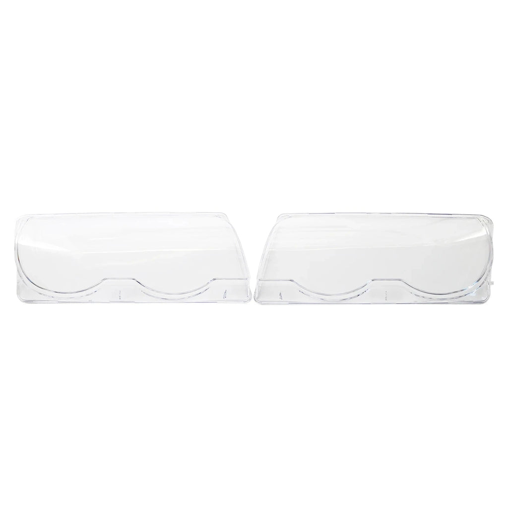Left & Right Pair Headlight Cover Headlamp Lens Cover Replacement for BMW 7-Series E38 Facelift 1999-2001-WAYBIKER