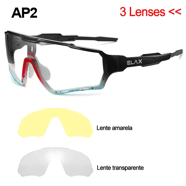 NEWBOLER Men Women MTB Bicycle Eyewear Cycling Glasses New Photochromic Bicycle Glasses Outdoor Sports Sunglasses Bike Goggles-WAYBIKER