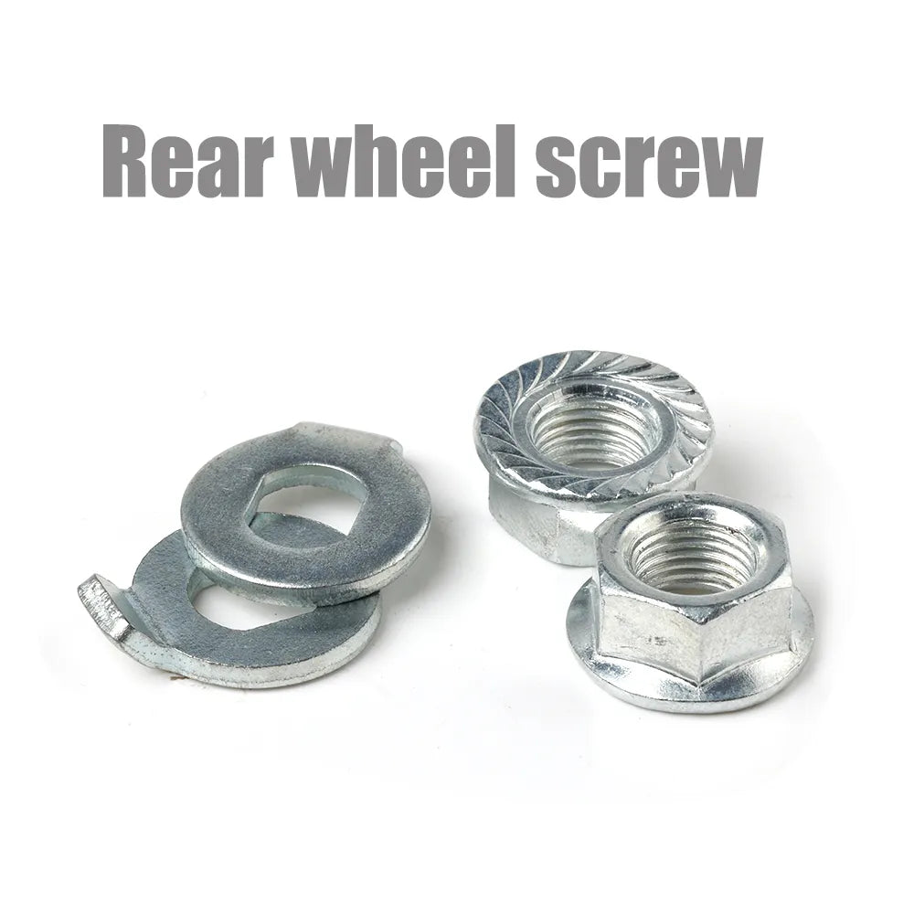 Front Wheel Screws For Ninebot Max G30 G30D Electric Scooter Nuts Gaskets Bearing Steel Ring Assembly Parts-WAYBIKER