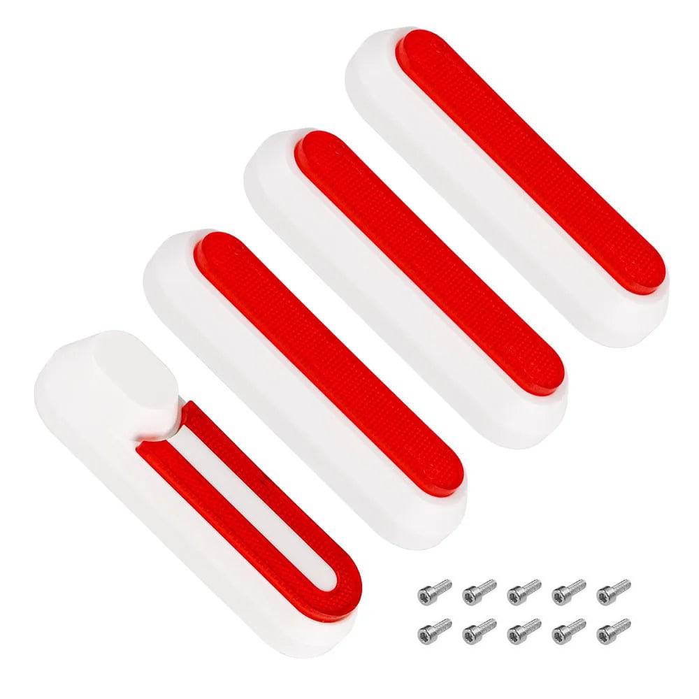 Front Fork Rear Wheel Protection Cover for Xiaomi 1S Pro 2 MI3 Electric Scooter Hub Cap Reflective Protect White Red Blue Shells-WAYBIKER