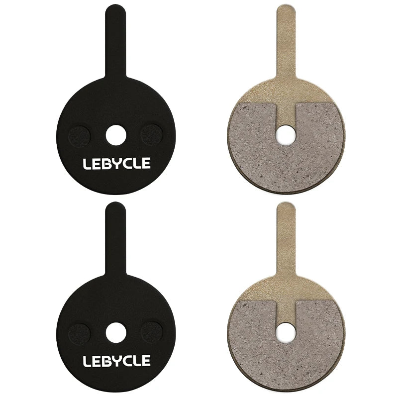 Lebycle 2Pairs High-Quality MTB Bike Resin Semi Metal Brake Pads Universal Hydraulic brake-WAYBIKER
