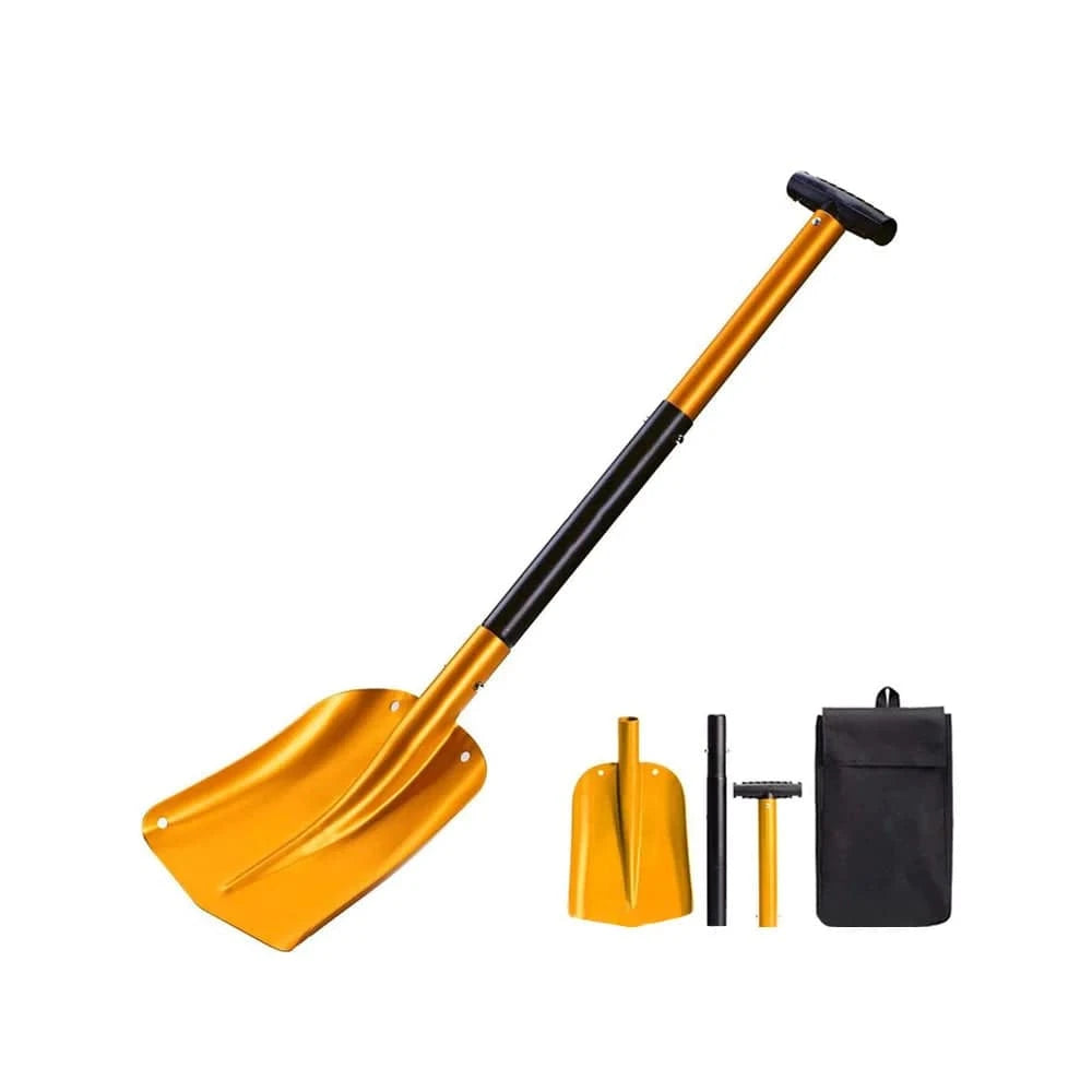 Telescopic Snow Shovel Lightweight Sport Utility Snowmobile Shovel Retractable Camping Shovel Snow Removal Tool-WAYBIKER