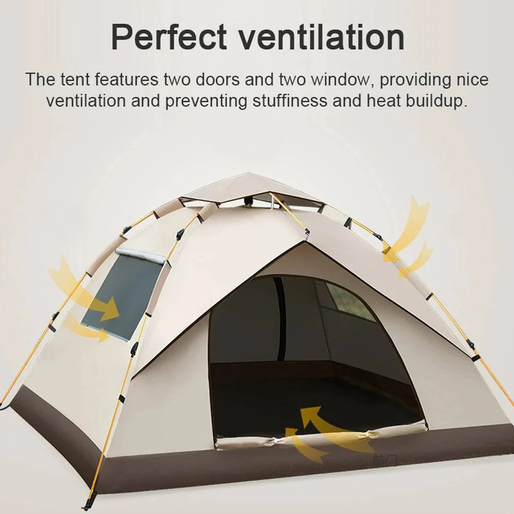 self opening tent Outdoor Self-driving Travel Camping Tent Automatic Quick-opening Tent  Portable Rainproof Sunshine-proof Tent Sunshine Shelter