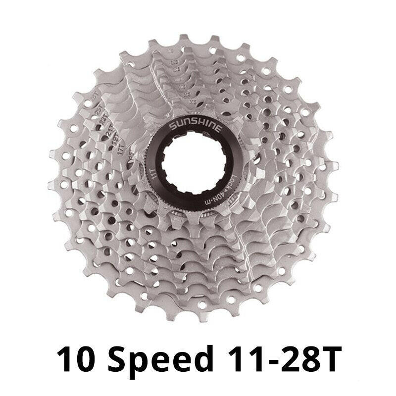 New SUNSHINE 8/9/10/11/12 Speed Road Bike Cassette Sprocket Bicycle Chainwheel Compatible with SHIMANO/SRAM Bike Parts-WAYBIKER