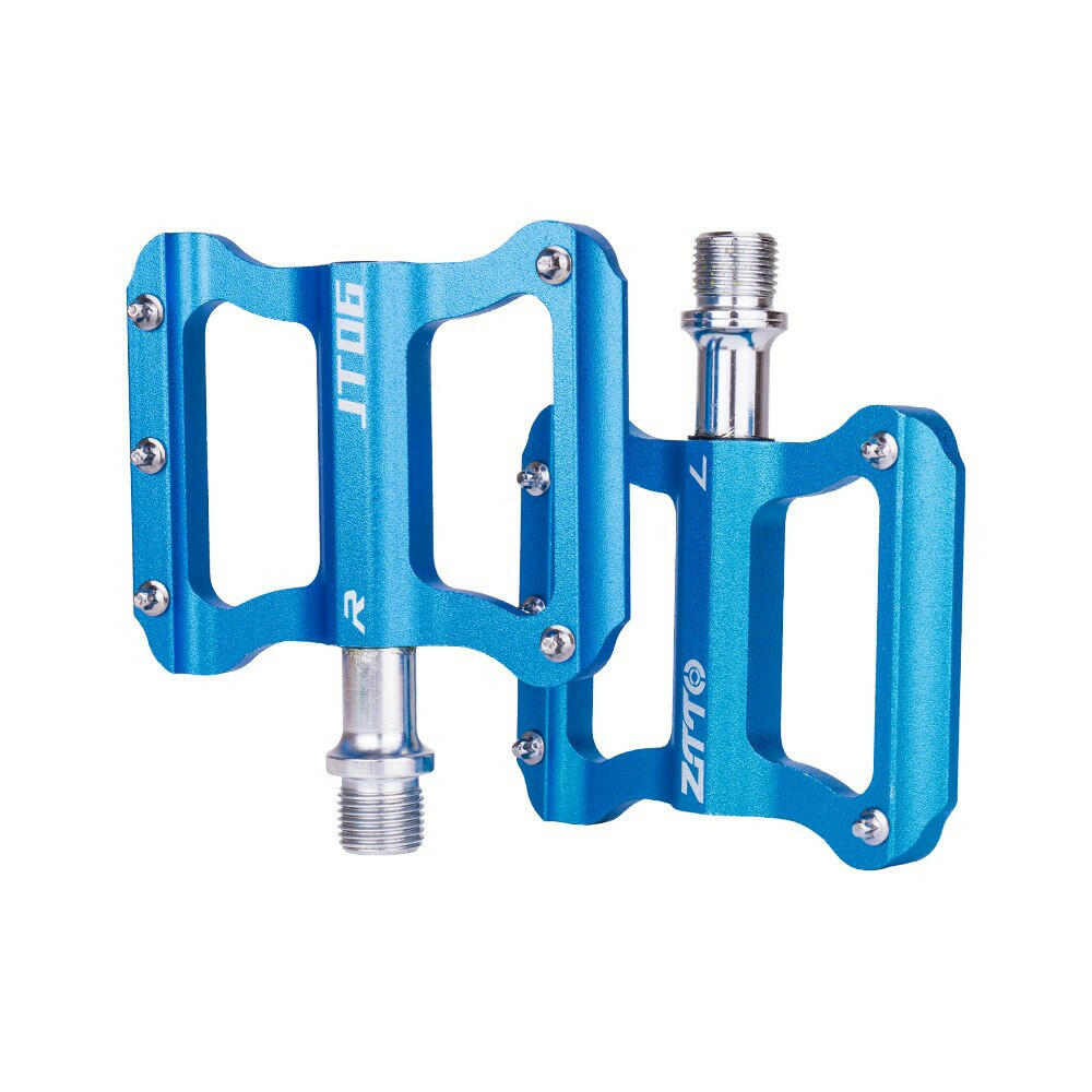 ZTTO Road Bike Ultralight Flat Pedal Aluminum Alloy Bicycle Pedal Bearings Anti-slip Folding bike For Road Cycling Parts JT06-WAYBIKER