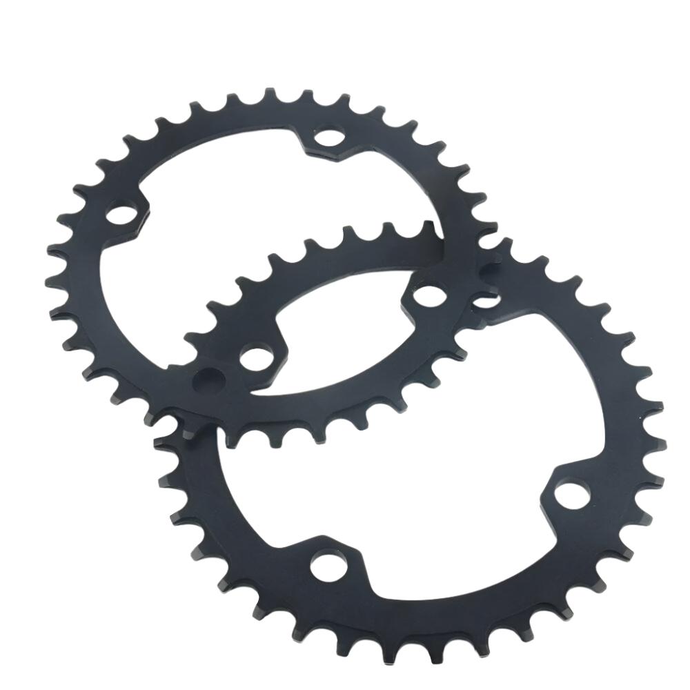 WUZEI MTB 104BCD Round Narrow Wide Chainring Mountain Bike Crown Bicycle 104BCD 34T 36T Crankset Tooth Plate Parts-WAYBIKER