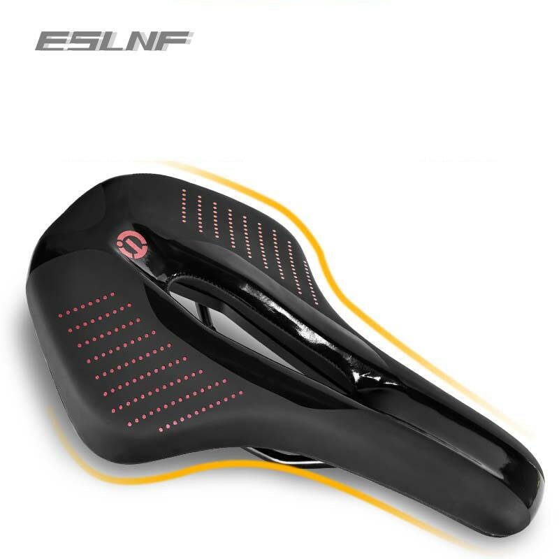 ESLNF Bike Saddle MTB Road Bicycle Seat Saddle Shockproof Seat Breathable Comfortable Cushion Racing Soft Cycling Accessories-WAYBIKER