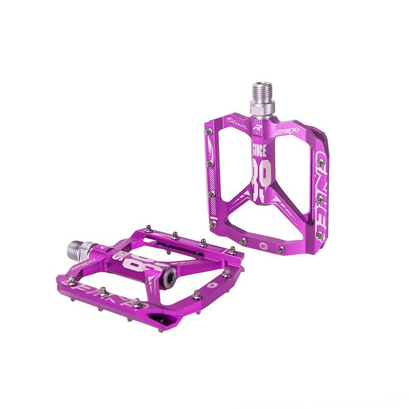 ENLEE MTB Road Bike Ultralight Sealed Pedals CNC Cycling Part Alloy DH XC Hollow Anti-slip Bearings Du System Mountain 12mm Axle-WAYBIKER