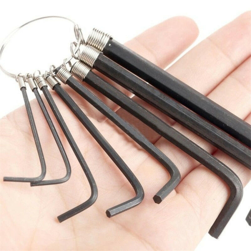 8 in 1 Hexagon Hex End Key Wrench Bike Bicycle Repair Tool Set Kits Bike Assessoires