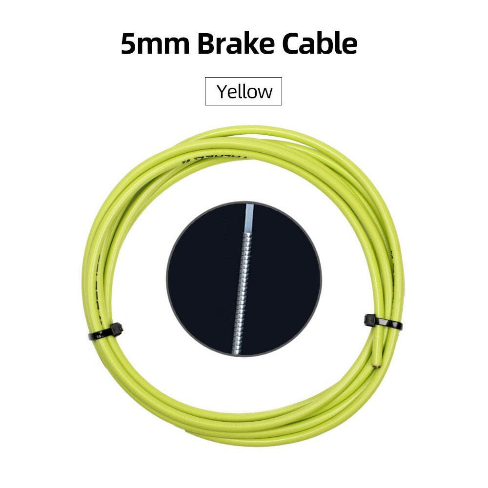 3m Bicycle Shifters Derailleur Brake Cables Shift Cable Tube 4mm/5mm Road MTB Bike Shifter Brake Cable Line Bicycle Accessories-WAYBIKER