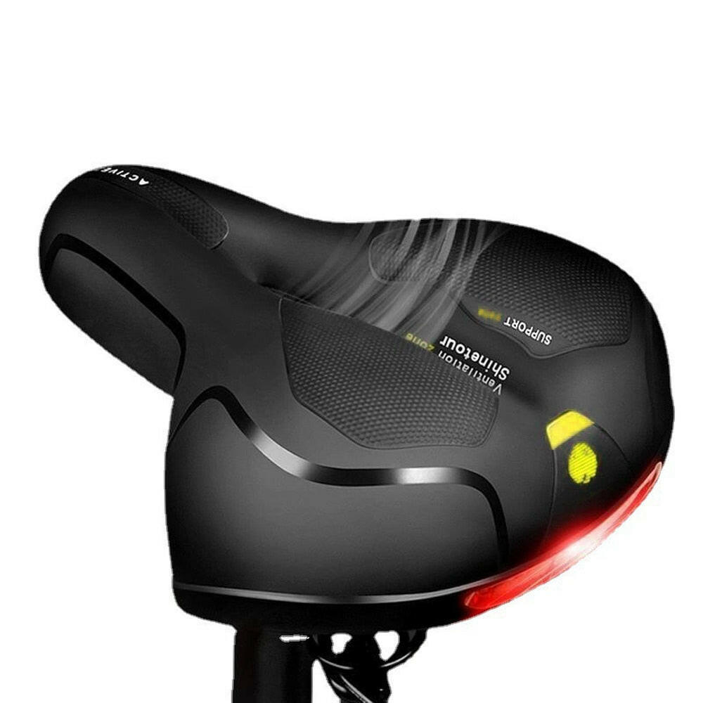 Bike Seat Comfortable & Breathable Bicycle Saddle Cushion Water-Resistant with Dual Shock Absorbing for MTB Mountain Road Bike-WAYBIKER