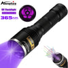20W 365nm UV Flashlight LED Blacklight Curing Cat Tinea Pet Urine Stain Marker Leakage Ore Money Scorpion fluorescent Check Lamp-WAYBIKER
