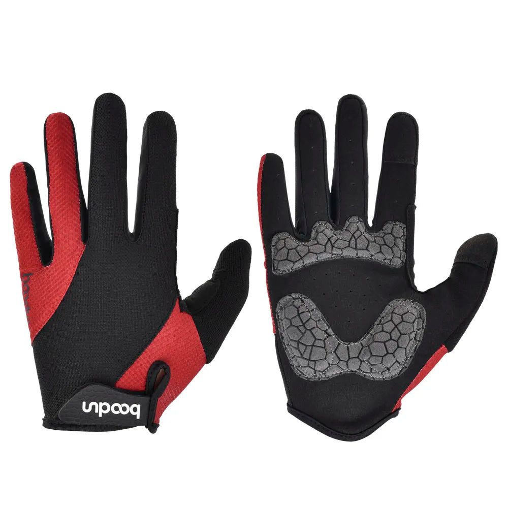 Hot 2211441 Bike Glove Winter   Full Finger Racing Unisex Cycling Gloves-WAYBIKER