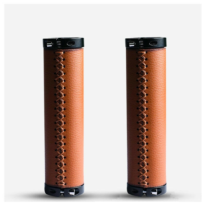 Cross-Border New Arrival Mountain Bike Handle Cover Cycling Fixture Bicycle Shock Absorption Pu Bilateral Lock Bicycle Handle-WAYBIKER