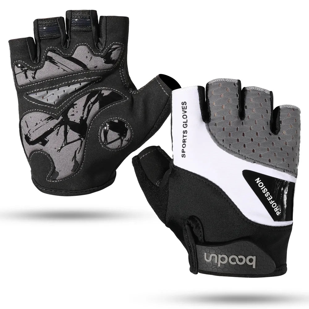 Cycling Half Finger Gloves Men Women Anti-Slip Shock-Absorbing Tactical Mountain Bike Gym Fitness Riding Bicycle Accessories-WAYBIKER