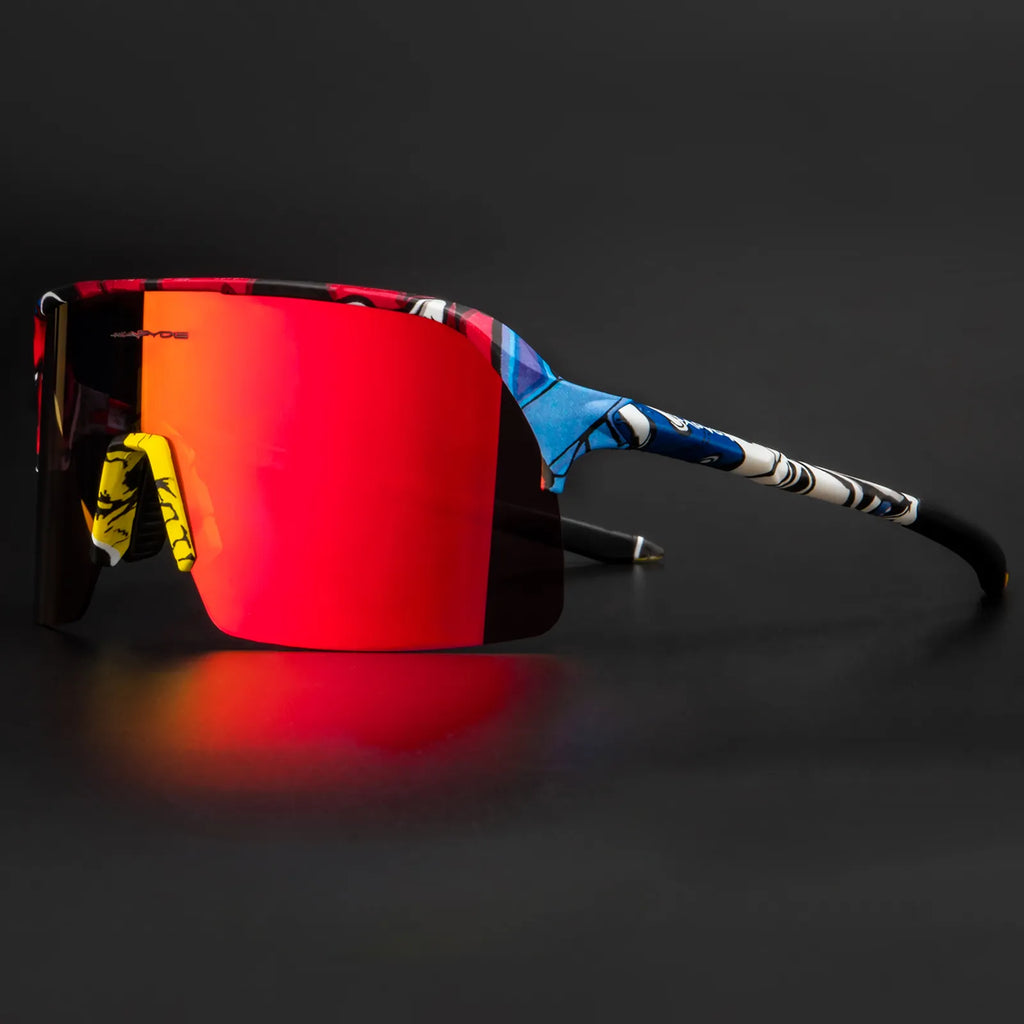 Kapvoe Polarized Cycling Sunglasses Driving Bicycle Eyewear Cycling Glasses Men Women Road Mountain Bike Outdoor Sport Goggles-WAYBIKER