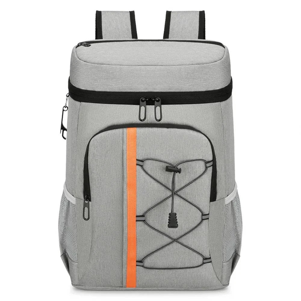 Insulated Cooler Backpack Aluminum Foil Thermal Backpack Picnic Cooler Bag for Outdoor Picnic Bags Camping Supplies-WAYBIKER