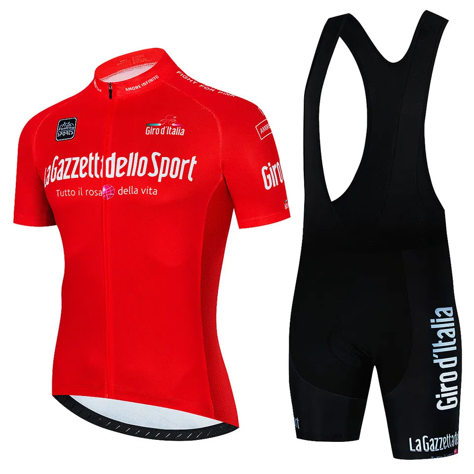 New Tour De Giro D'ITALIA Cycling Jersey Set Summer Cycling Clothing MTB Bike Clothes Uniform Maillot Ropa Ciclismo Cycling Suit-WAYBIKER