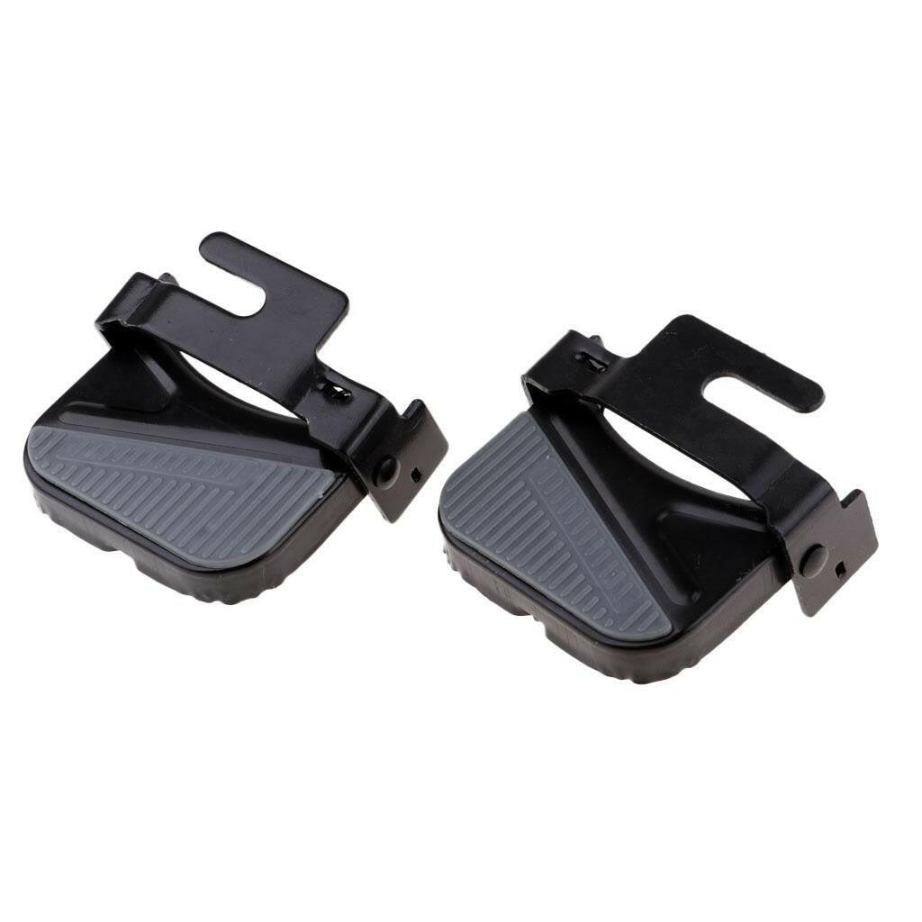 2x Mountain Pedal Rear Seat Foldable   Footrest Foot Stand-WAYBIKER