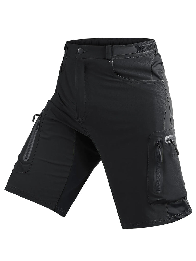 Cycling Shorts Men's mountain bike outdoor sports Breathable loose fit for running cycling zipper pocket-WAYBIKER