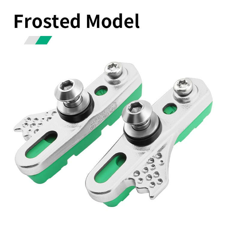MUQZI Bike Brake Pads For Alloy Rims Ultra light Rubber Brake Shoes MTB Road Bicycle Brake Block Cycling Accessories-WAYBIKER