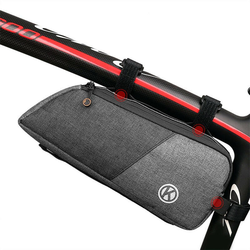 Bicycle Bag Frame Front Top Tube Bag Large Capacity Waterproof MTB Bike Triangle Pouch Phone Case Beam Pack Cycling Accessories-WAYBIKER