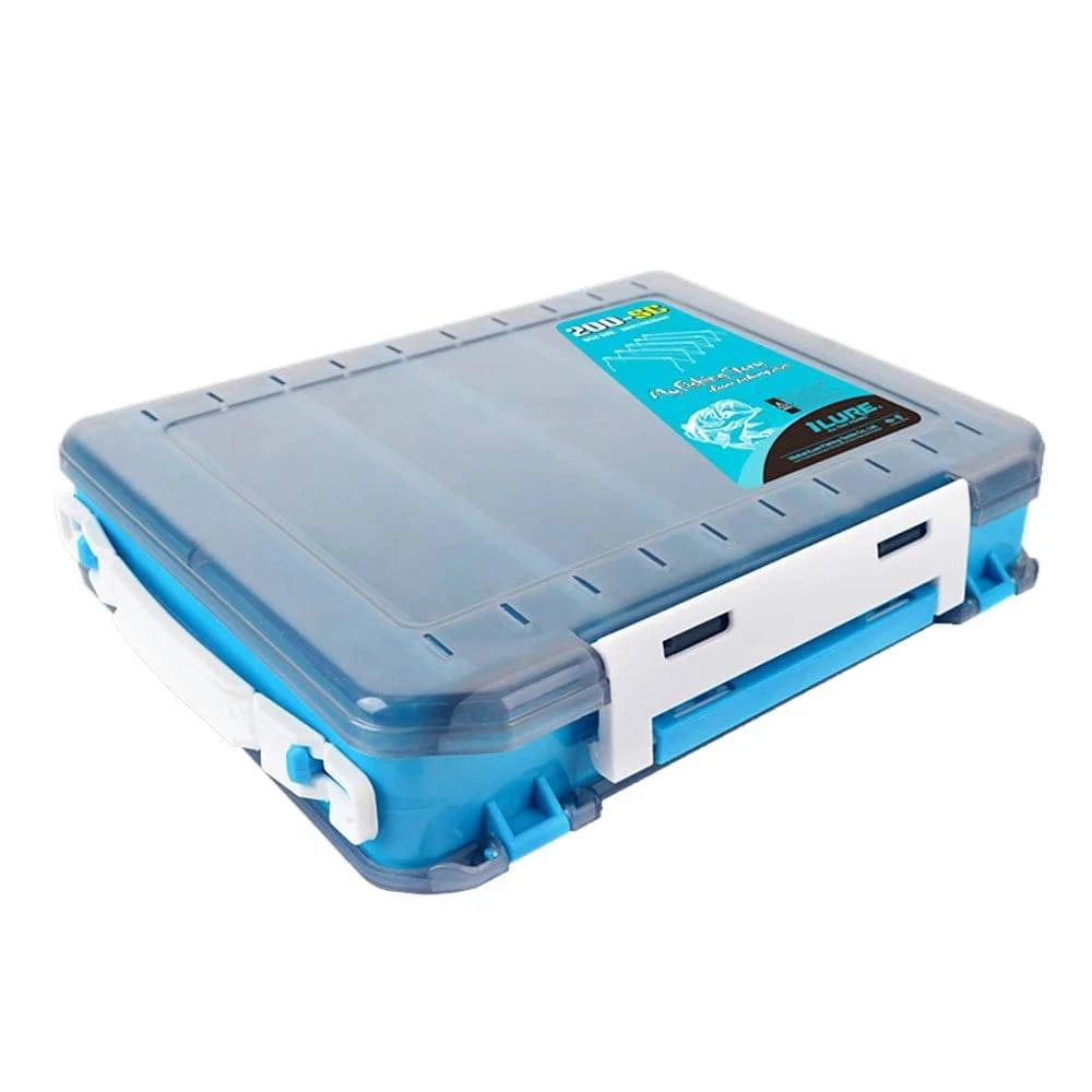 Double Sided Fishing Box Fishing Accessories Lures Hooks Storage Box Fishing Tackle Organizer Box-WAYBIKER