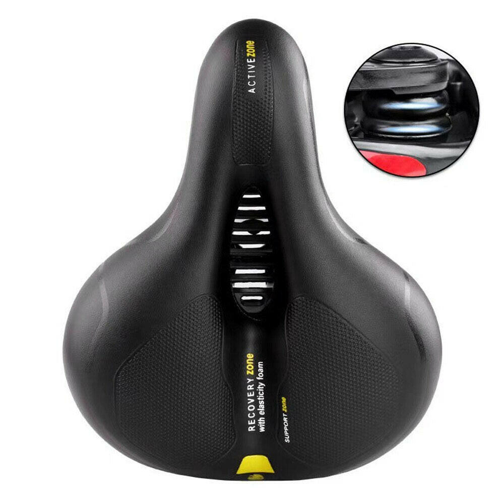 Bike Seat Comfortable & Breathable Bicycle Saddle Cushion Water-Resistant with Dual Shock Absorbing for MTB Mountain Road Bike-WAYBIKER