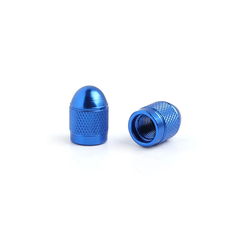 Aluminum Bicycle Tyre valve Dustproof Bike Valve nozzle Cap Colors MTB Road Mountain Inner Tube Valve Cap Replacement Accessory-WAYBIKER