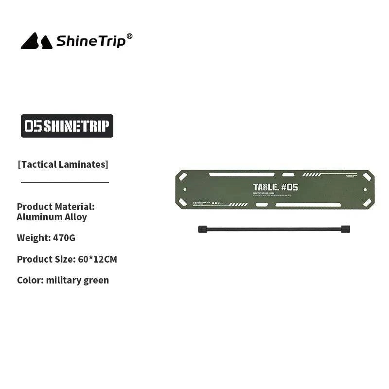 ShineTrip Camping Lightweight Table Portable Folding Table Lift Adjustable Aluminium Camping Table Set-WAYBIKER