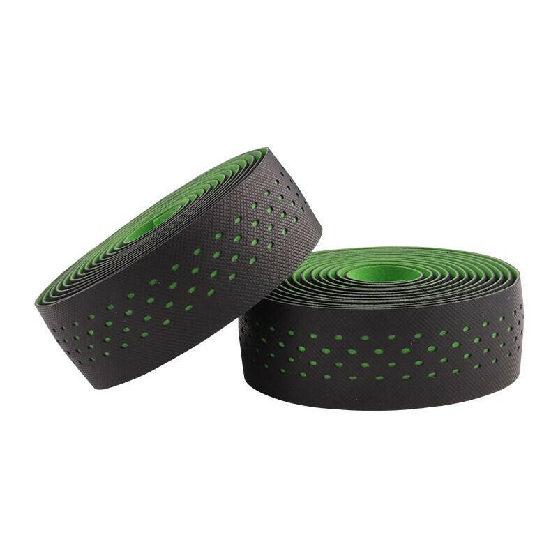 BOLANY Road Bike Punch Handlebar Tape Wrap Shockproof Anti-slip With Adhesive Back With Bar Plugs Bicycle Cycling Accessories-WAYBIKER