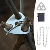 1pc Camping Hanging Tripod W/ Bag Pot Rack Hanger BBQ Steel Rack Multifunction Tripod Fire For Picnic Bonfire Party Outdoor Tool-WAYBIKER