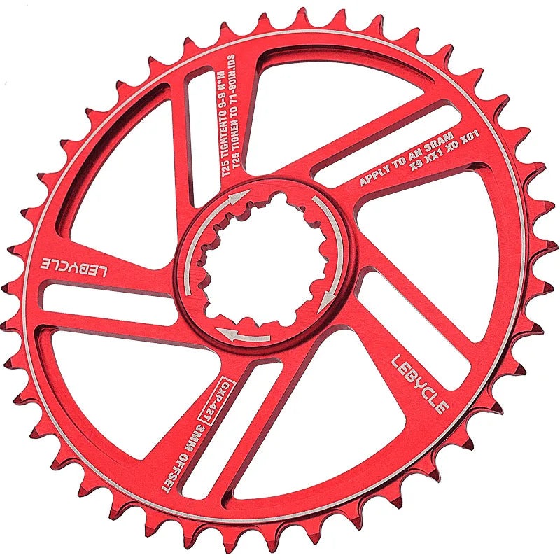 Lebycle MTB Bicycle 32/34/36/38/40/42T Crankset for GXP BB30 PF30 Chainwheel chainrings-WAYBIKER